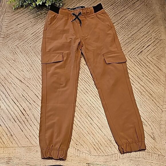 Tan joggers size 7 straight fit Buffalo David Bitton - Picture 1 of 11